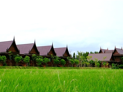 เรือนไทยโฮม รีสอร์ท สองพี่น้อง สุพรรณบุรี