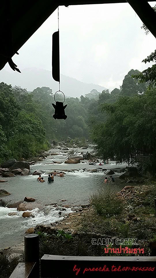บ้านป่าริมธาร โฮมสเตย์ ทุ่งเพล จันทบุรี Cabin Creek Thailand Chanthaburi