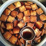 ร้านเต้าหู้ดำแม่เล็ก โพธาราม ราชบุรี