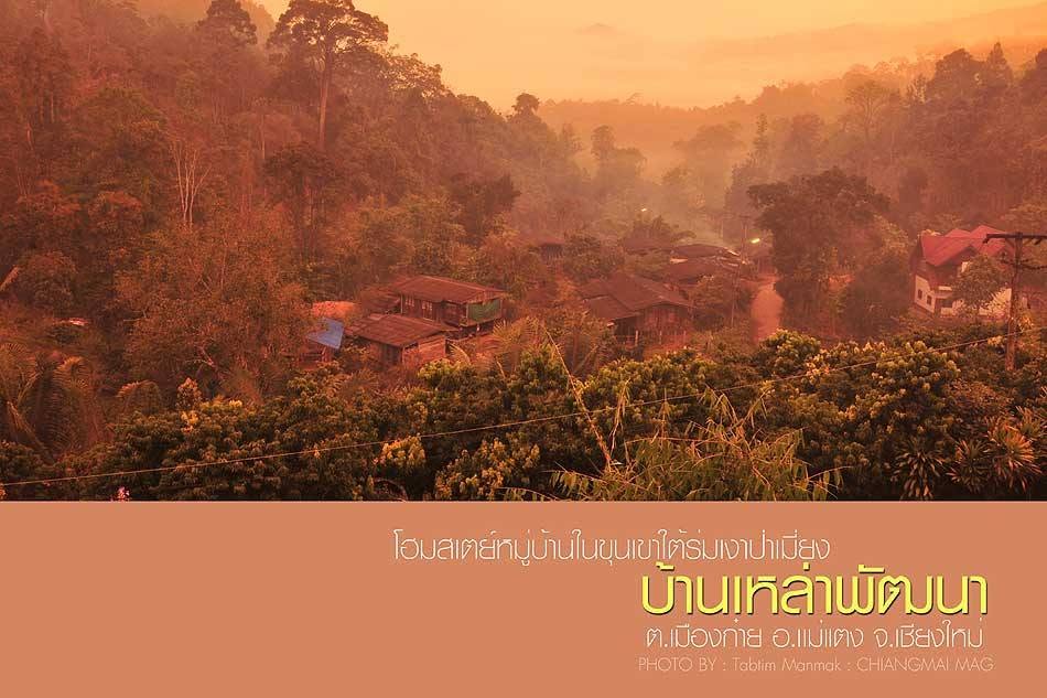 โฮมสเตย์บ้านเหล่าพัฒนา อ.แม่แตง จ.เชียงใหม่